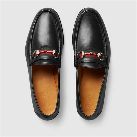 gucci monogram loafers men's|Gucci horsebit loafer men.